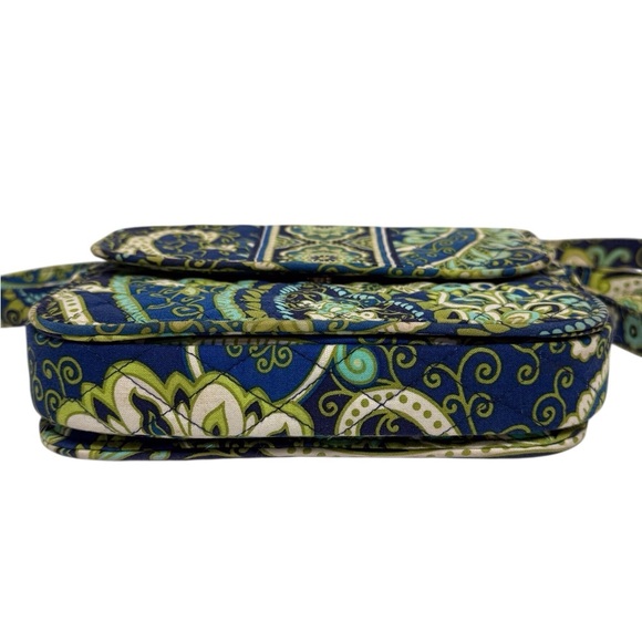 Vera Bradley Crossbody/Shoulder Bag Rythm & Blue/Green Paisley Bag EUC - Picture 5 of 7